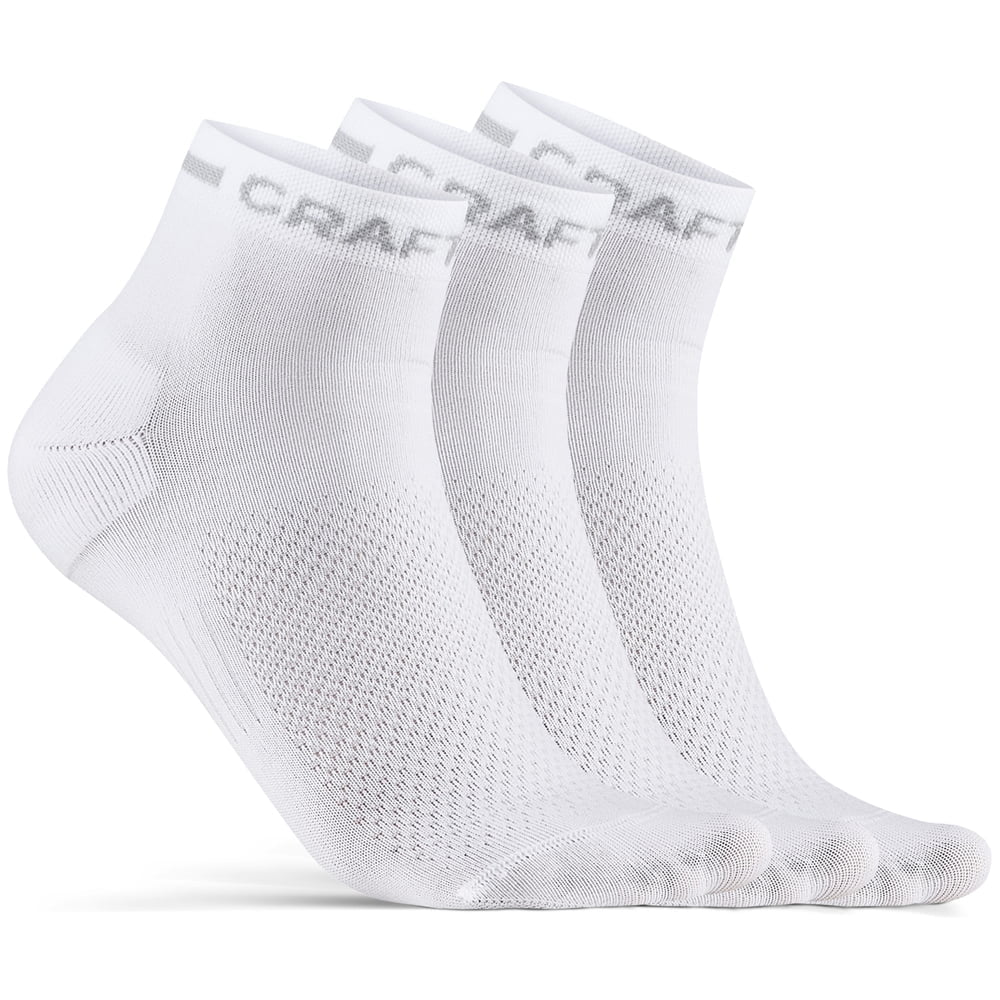 Chaussettes de sport uniquement – ​​Blanches – 43-45