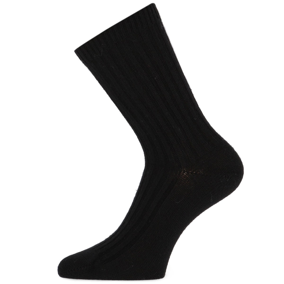 Chaussettes femme en cachemire – Noires – Pointures 39 à 42