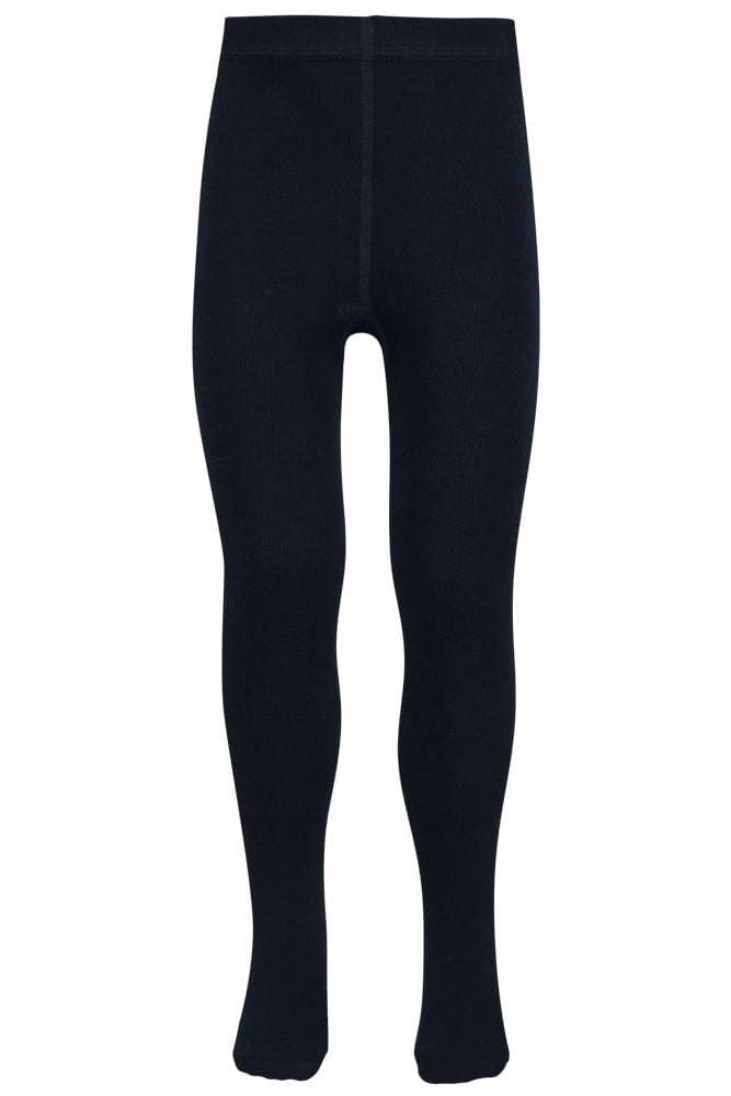 Collants en coton pour enfants – Bleu marine – 116-122