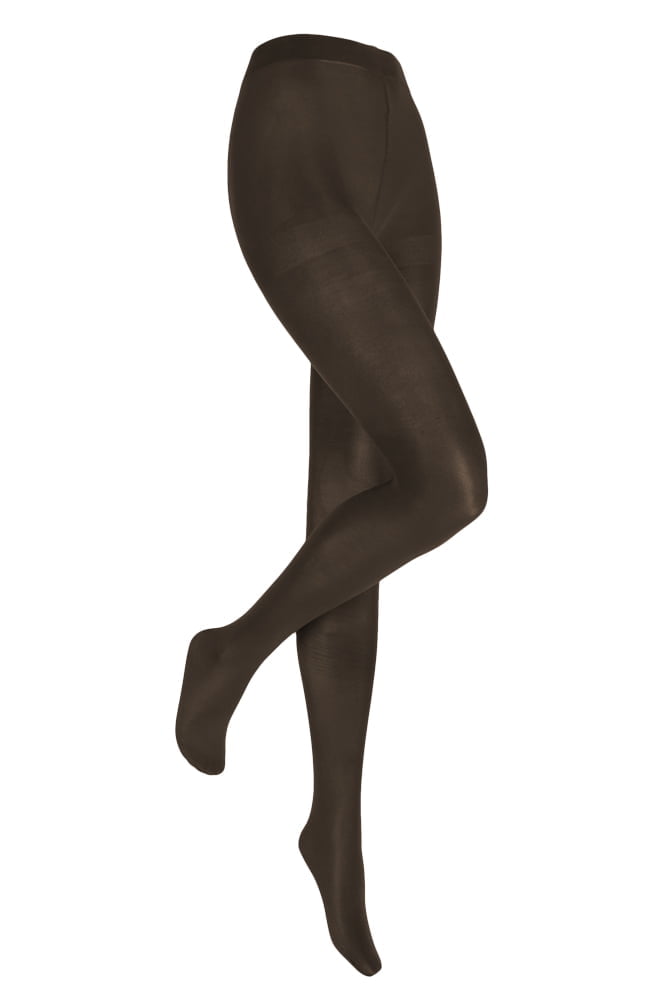 Collants 60 deniers en microfibre – Chocolat – XXL