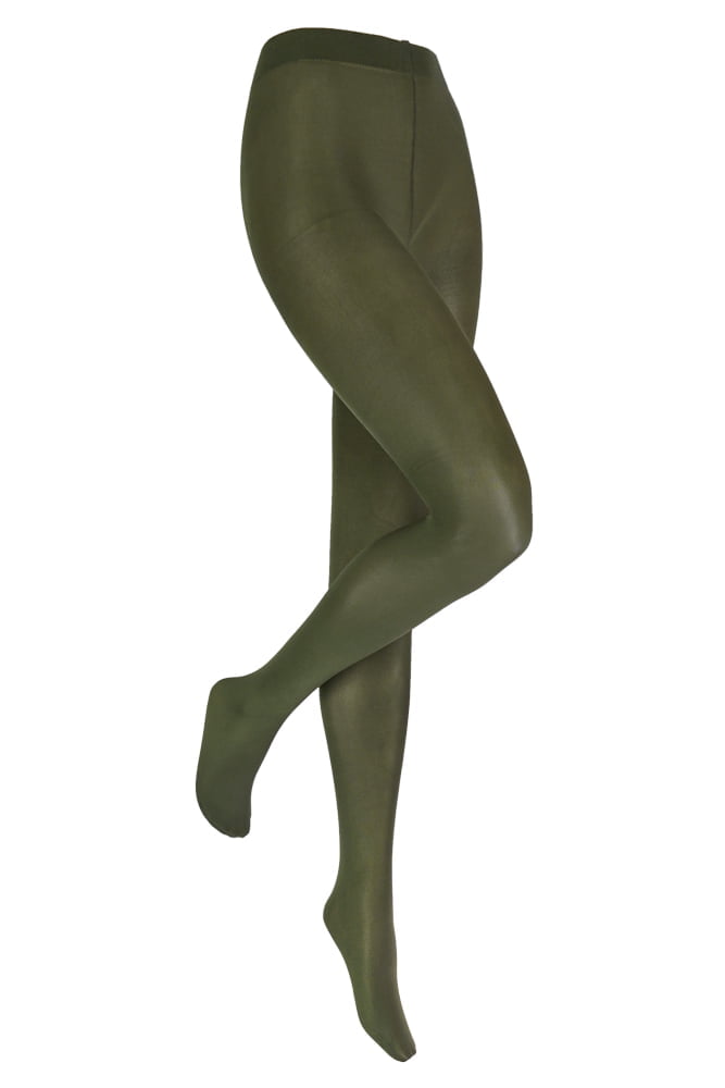 Collants 60 deniers en microfibre – Militaire – L-XL