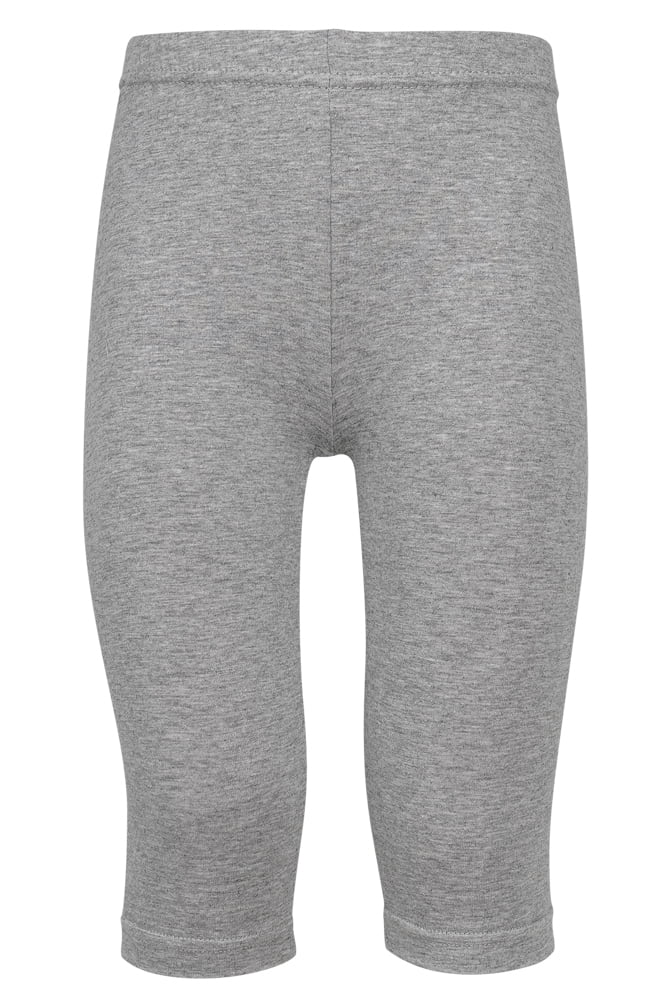 Leggings Capri pour enfants en coton – Gris chiné – 92-98