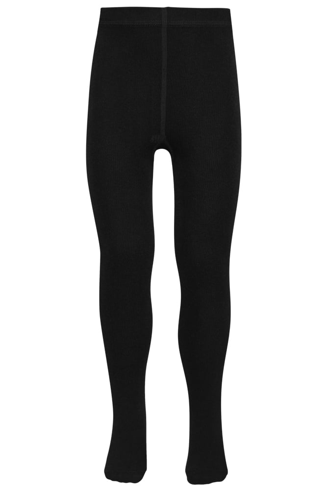 Collants en coton pour enfants – Noirs – 86-92