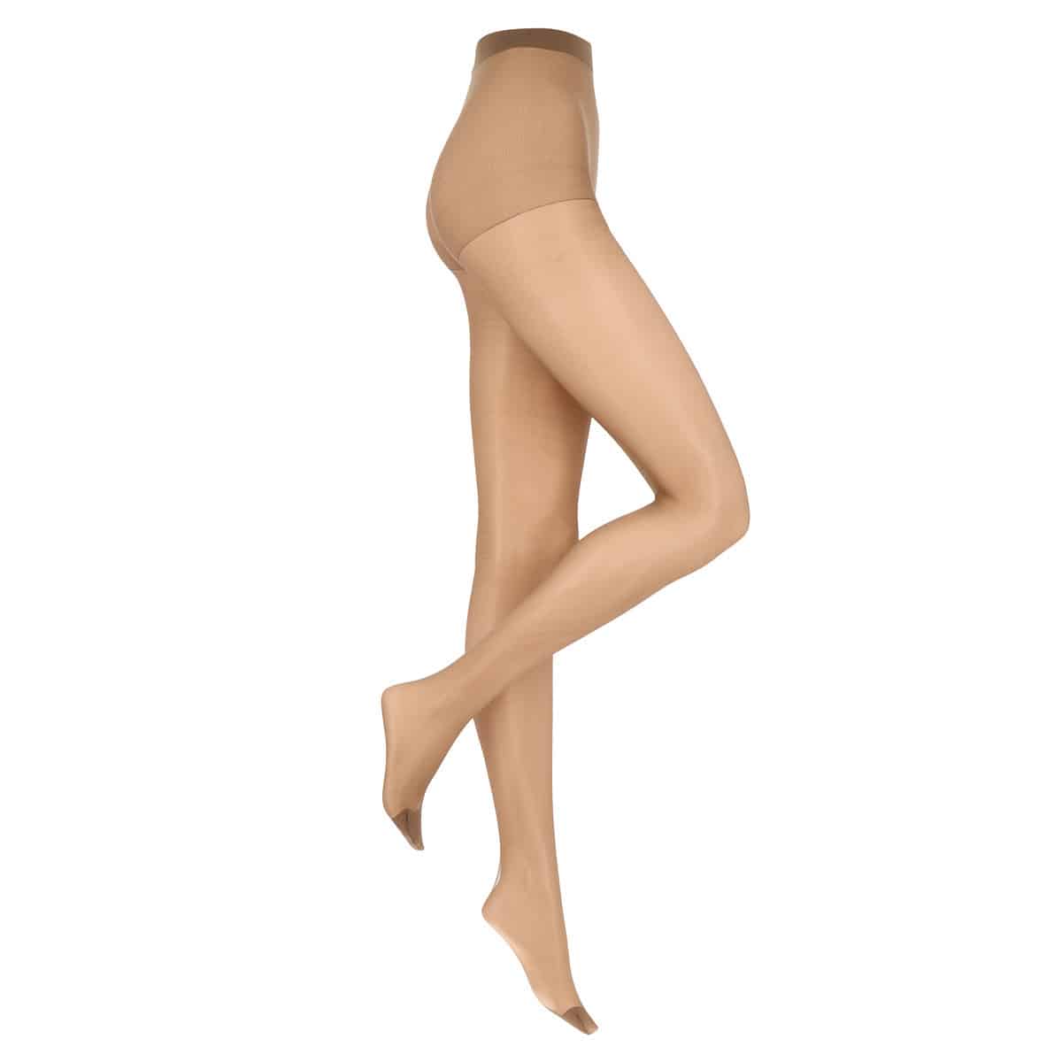 Collants seconde peau 15 deniers – Châtaigne – XXL