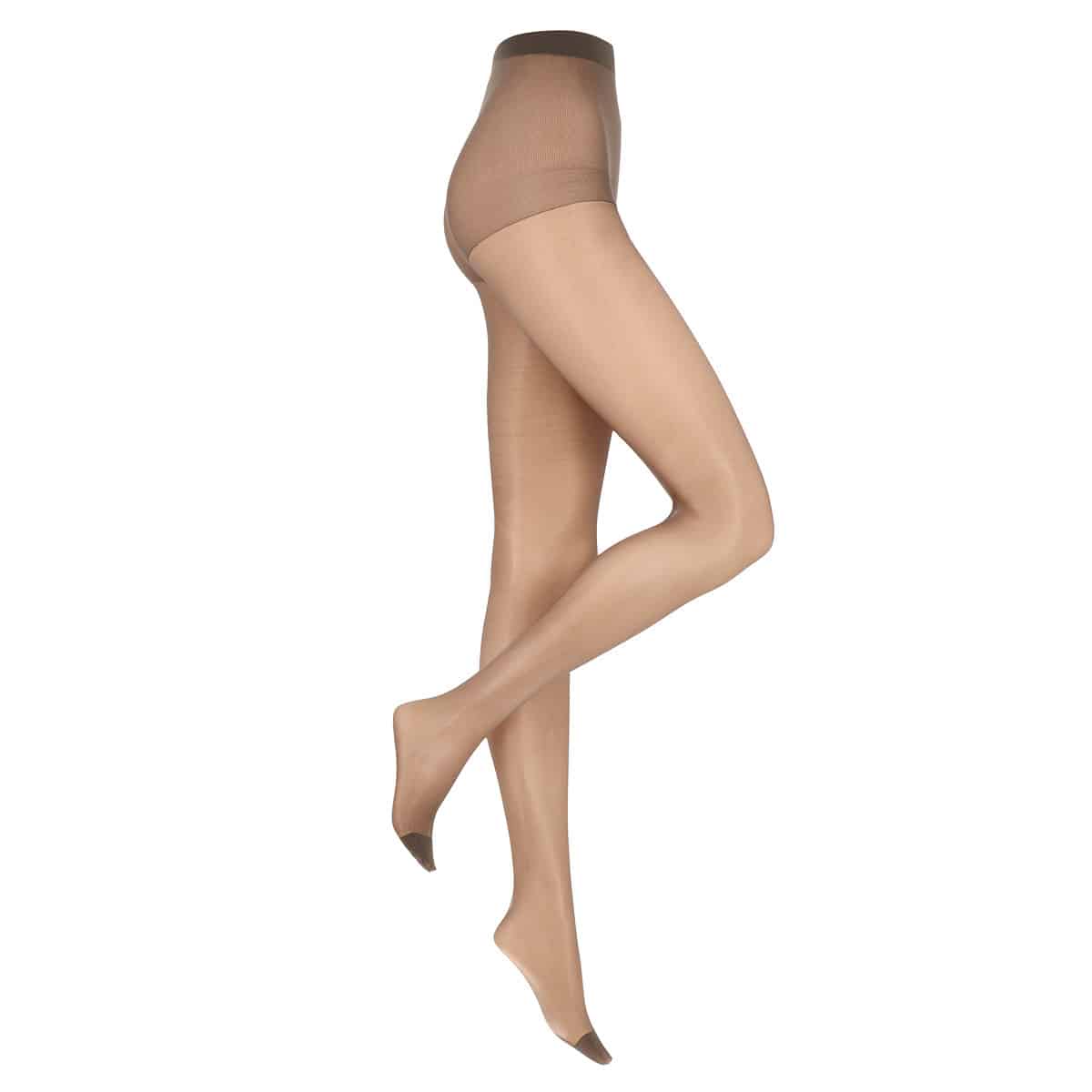 Collants seconde peau 15 deniers – Tabac – XL