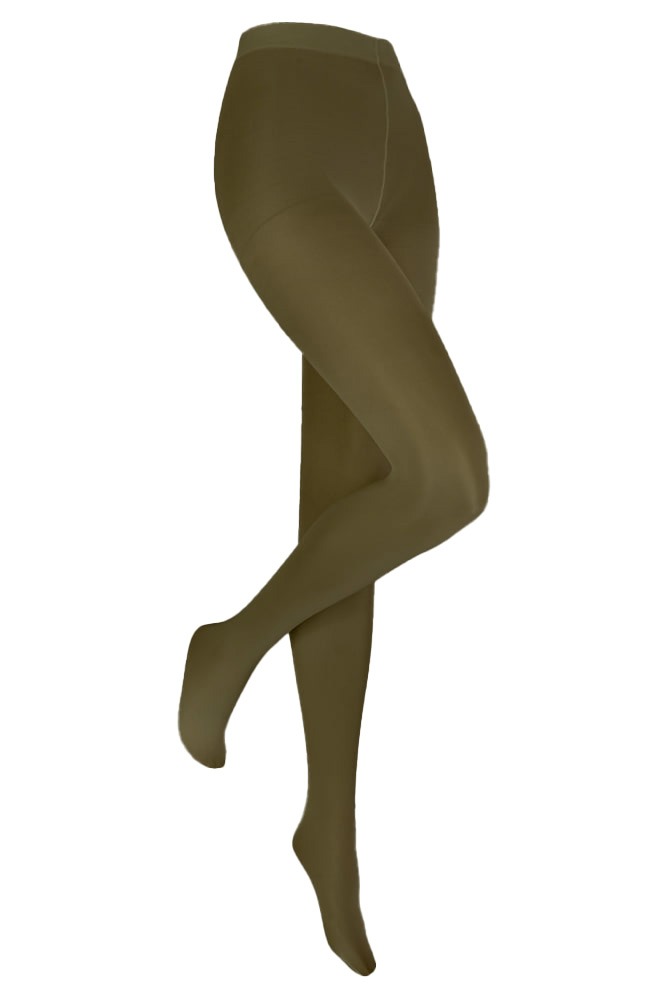 Collants 60 deniers en microfibre – Olive night – S-M