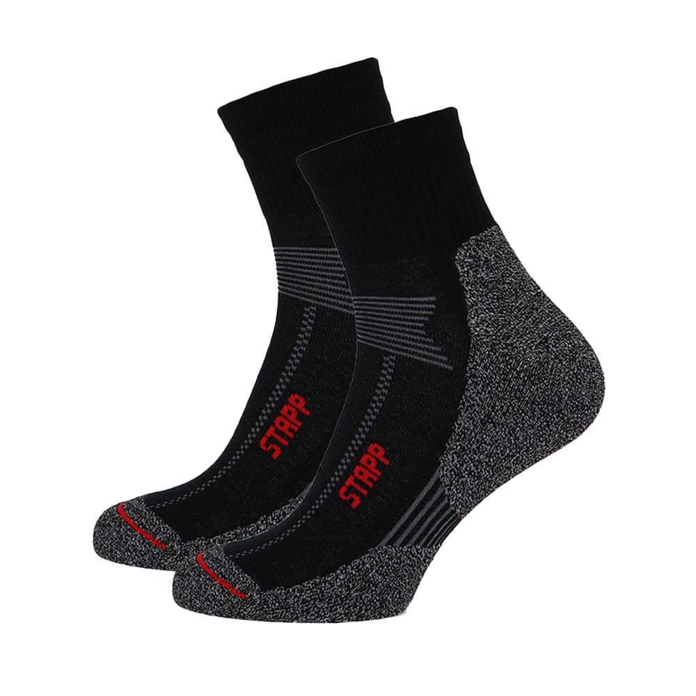 Chaussettes unisexes Boston Techno – Noires – 43-46