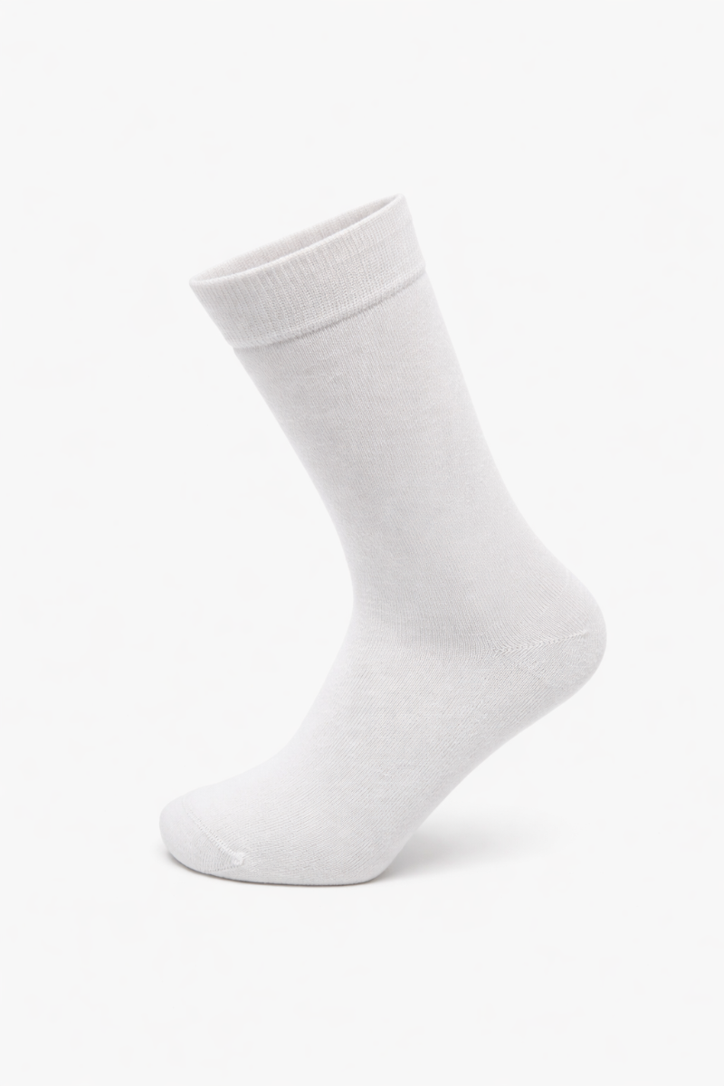 Chaussettes hautes classiques en Tencel – Beige – 35-38